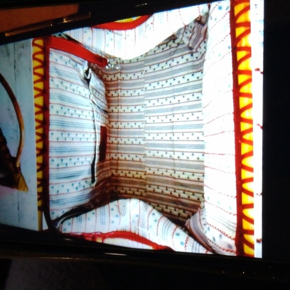 Brighton Canvas & Leather Bag W/Bamboo Handles - Picture 9 of 13